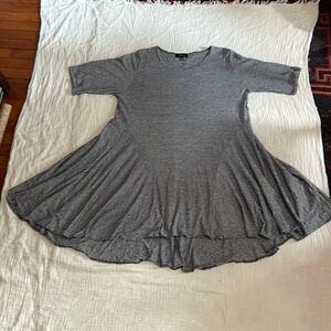 Comfy USA short sleeve asymmetrical tunic/dress